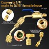 Tujoe 12 Pcs Air Conditioning Refrigerant Compact Ball Valve Coupler