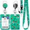 Amabro Nurse Badge Holder with Removable Lanyard, Retractable ID Badge