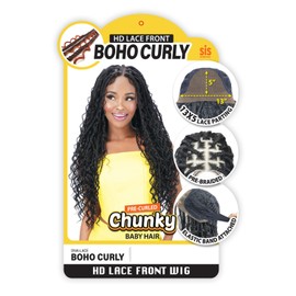 Zury Sis Braided HD Lace Front Wig 13X5 Diva-Lace Boho Curly (FS1B30)