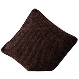 VIVA Home Cushion 45 x 45 cm Plain Sofa Cushion in Bouclé Look Including Filling for Decoration (Brown)