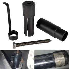 T-0160 Extension Housing Bushing Driver Remover Installer Tool Tail Shaft Bushing Puller Kit Removal Transmission Tool For GM 200, 200-4R, 180, 350, For GM Borg-Warner T5, Tremec T5, World-Class T-5