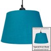 Loxton Lighting Cotton Drum Lampshade Pendant - (12inch 30cm Dia)