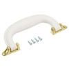 sourcing map Luggage Handles, 155mm/6.1inch PU Leather Pull Handle Suitcase