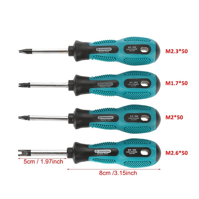 U Fork Type Screwdriver, U Type Screwdriver, Asixx 4pcs U