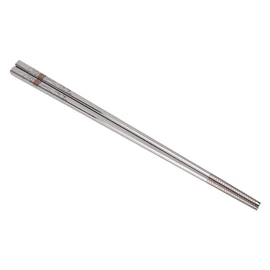 Palillos de sushi de acero inoxidable Patrón de grabado Palillos reutilizables Vajilla ligera Utensilios de cocina para el hogar(1 #)