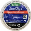 Timothy's Decaf Colombian Single Serve Cups for Keurig Brewers, 50
