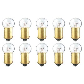 CEC Industries #55 Bulbs, 7 V, 2.87 W, BA9s Base, G-4.5 Shape (Box of 10)