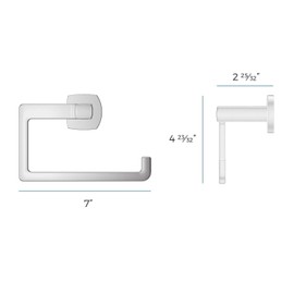 Pfister BRB-DA1C Deckard Towel Ring, Polished Chrome