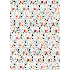 Party Angels 2 Sheets 2 Tags Happy Retirement Champagne Bottle Design Wrapping Paper Leaving Party Gift Wrap Paper Male/Female/Unisex Multi Colour (PA)