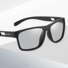 Men's Fashion Polarized Driving Golf Sunglasses - Black-Grey Photochromic Polarized