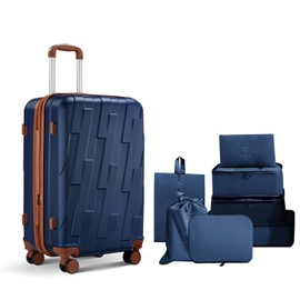 Carry on Luggage 20inch Airline Approved, 20 Inch Hardside Suitcase with Wheels TSA Lock, PC+ABS Lightweight Carry on Suitcases for Women