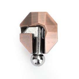 Artudatech Vintage Alloy Puzzle Box Metal Lock Toys IQ Mind Brain Teaser Game Shell Lock