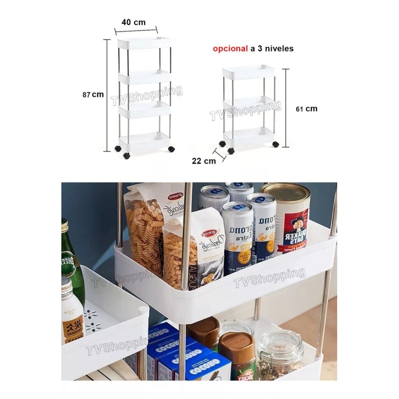 Dompel Carrito Multiusos Salon De Belleza Barberia Organizador Envi