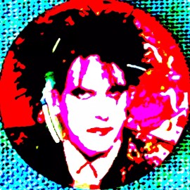 THE CURE ROBERT SMITH 6 IMAGES CRISTAL BRACELETS