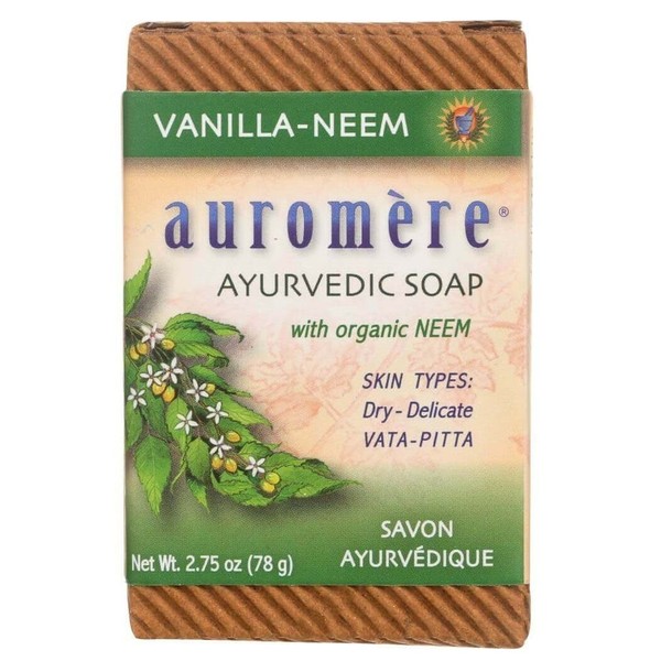 Auromere Ayurvedic Soap Vanilla Neem 78g