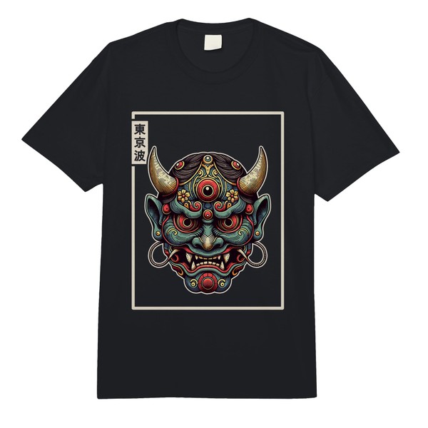 Yokai Hannya Oni Mask Japanese Devil Japanese Demon Oni Mask