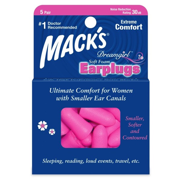 Mack's Dreamgirl Soft Foam Ear Plugs