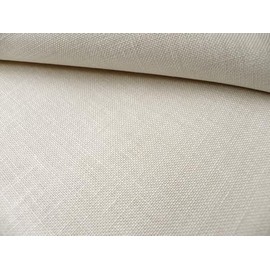 Zweigart 25ct Dublin Linen evenweave for Embroidery | Fat Quarter | Linen Fabric for Counted Cross Stitch (Antique White 101)