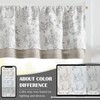 jinchan Linen Valance Curtain for Windows Animal Printed Easter 18