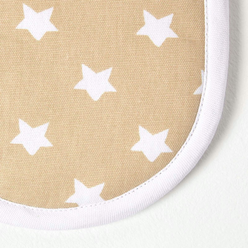 HOMESCAPES - Pure Cotton Double Oven Glove - Stars -
