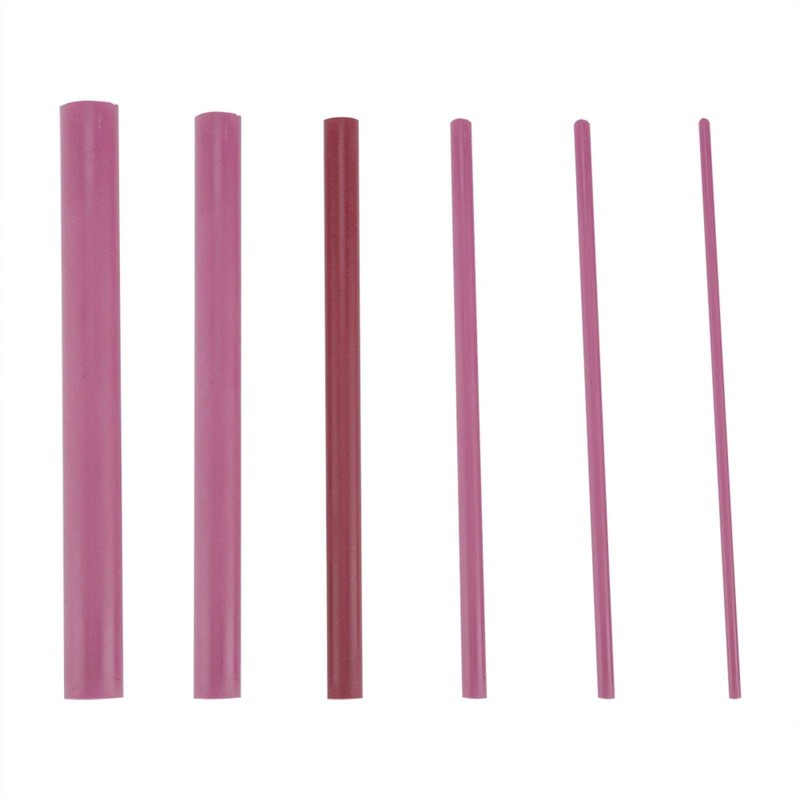 EVTSCAN 6 PCS 3000 Grits Ruby Polishing Oil Stone Sharpener