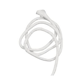 Rayher 3100100 Spezial-Docht für Öllampen, 5 mm ø, Btl. 1 m, Baumwolldocht mit Glasfaserkern, Docht für Öllampen, Öllampendocht rund