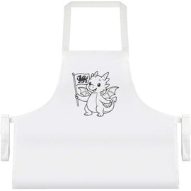 Azeeda 'Cute Welsh Dragon' Unisex Cooking Apron (AP00081704)