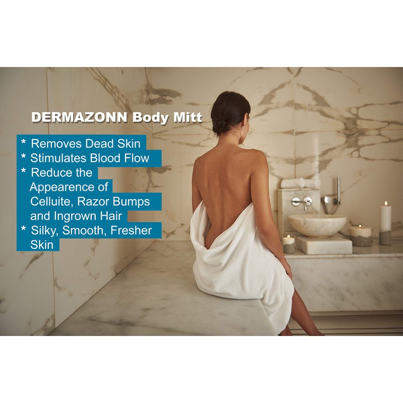 Dermazonn Deep Exfoliating Mitt Body Scrub And Face Scrub –
