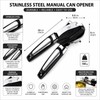 3-Piece Manual Can Opener Set for Kitchen Use – Stainless