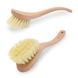 WALDKRAFT Swan Natural Washing Up Brush | Universal Washing Up Brush for Kitchen | Various Designs | Made in Germany (Set, 3)