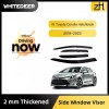 ZH Fits Toyota Corolla Hatchback 2019-2023 Window Visor Rain Deflector
