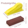 Micro Sander Set with 50 Pieces Sandpaper, Woodworking Handmade Sandpaper,