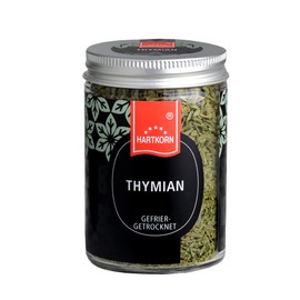 Thyme, Freeze-Dried – 5 g in Gourmet Glass by Hartkorn – Resealable and Refillable