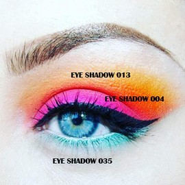 LOLA Eyeshadow Mono Long Lasting Eyeshadow Palette Mattes and Shimmers Blendable Eye Shadow Make Up Professional Eye Cosmetic - 004-Pink