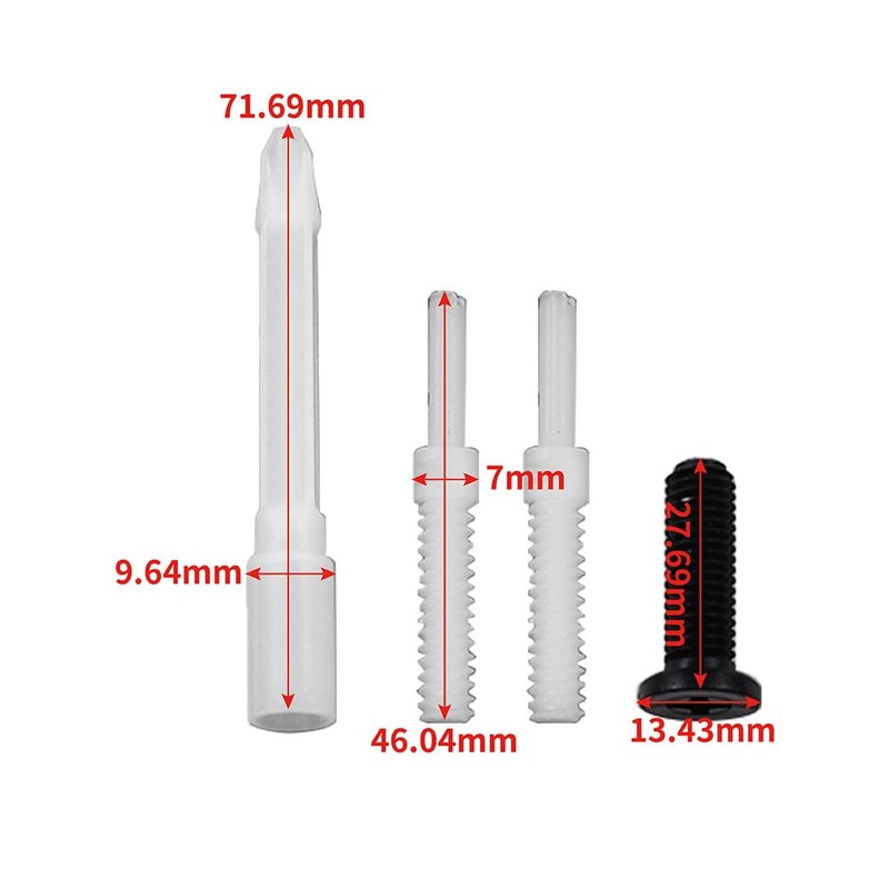 Toilet Flush Button Dual Flush Push Button Threaded Push Rods