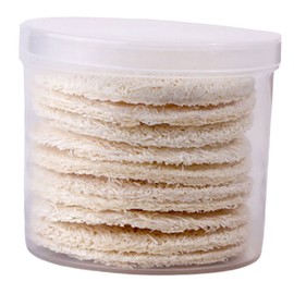 FOMIYES Makeup Remover Powder Pieces Loofah Pads for Face and Eye Multi-purpose Cleansing Towel