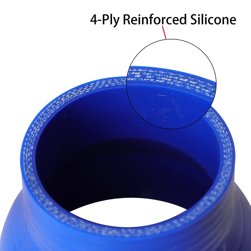 ETL INDUSTRIES 3.5" ID to 4.5" ID, 3" Length Reducer