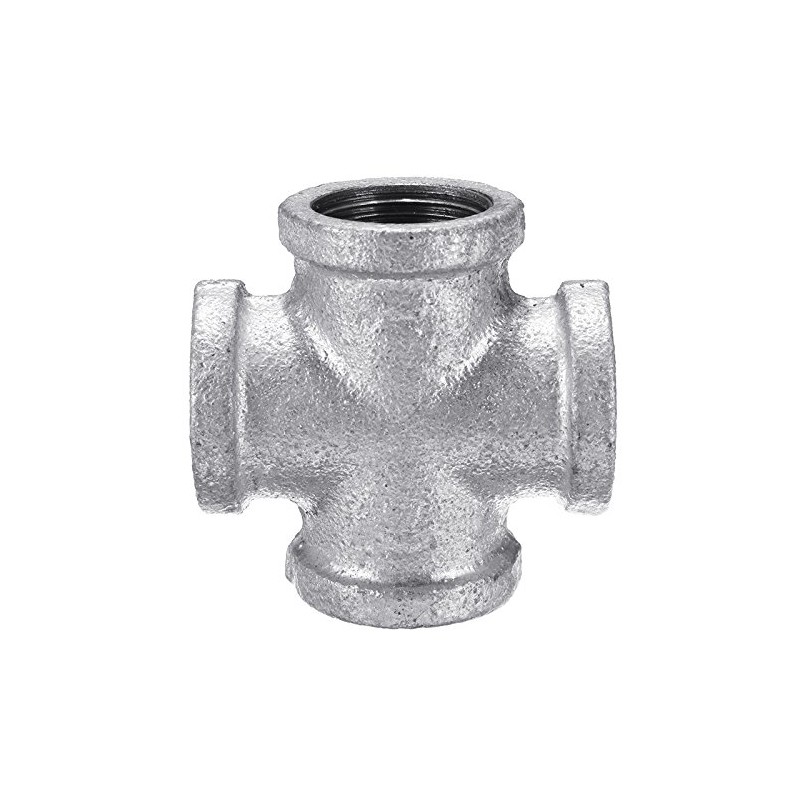 TuToy 1/2 '3/4' 1 '5 Way Pipe Fitting Malleable Iron