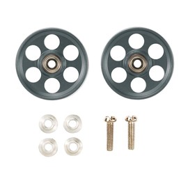 Tamiya 95454 Mini 4WD Special Product Lightweight, 0.7 inches (19 mm), All Aluminum Bearing Roller, Gunmetal