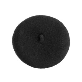 Dog Beret for Small Dogs Cat Doll,Pet Dog Cat Beret Wool Hat,Creative Pet Wool Cap Accessories with Adjustable Elastic Band Under,Dog Accessories Beret Mini Decoration Photo Headwear (Black)