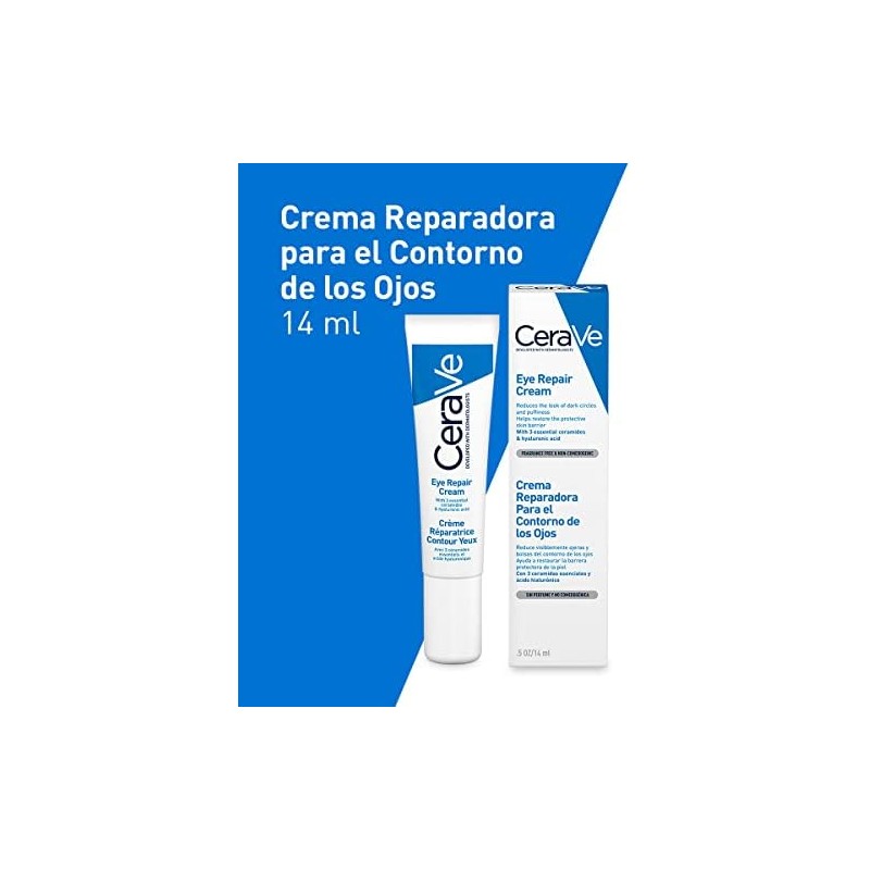 CeraVe Crema Reparadora Contorno de Ojos MB095400 – Antiojeras y