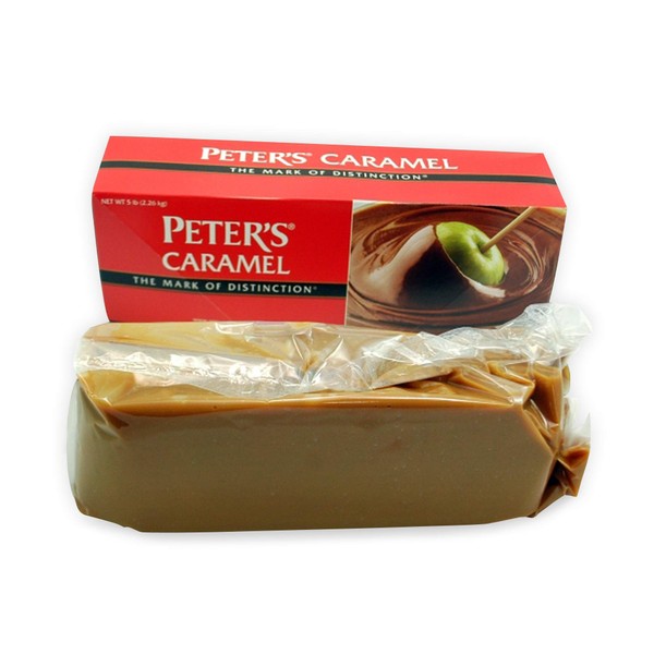 Peter's Creamy Caramel, 5 Lb. Block (Pack of 4)