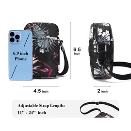 AOCINA Small Crossbody Bags for Women Teen Cute Cell Phone Purses Mini Wallet Bag Tiny Purse(Cherry)