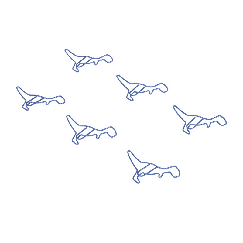 50pcs Paper Clips Strong Clamping Power Electroplating Process Colorfast Paperclips