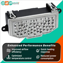 D2P Heater Blower Fan Motor Resistor Compatible With 2004-2018 Seat, Skoda Replaces 3C0907521F