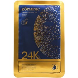 Kit de 5 Mascarillas faciales tipo coreana 24K Gold Kormesic