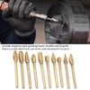 10Pcs Grinding Heads Carbide Tungsten Steel Woodworking Carving Abrasive Rotating