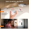 MEKKLEON Puck Lights with Remote Control, Rechargeable, Wireless Under Cabinet