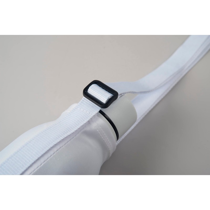 Bottlesoc Water Bottle Carrier with Shoulder Strap | White Design