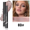 Long Lasting Shimmering Eyeshadow Stick, High Pigmented Metallic Eye Shadow,